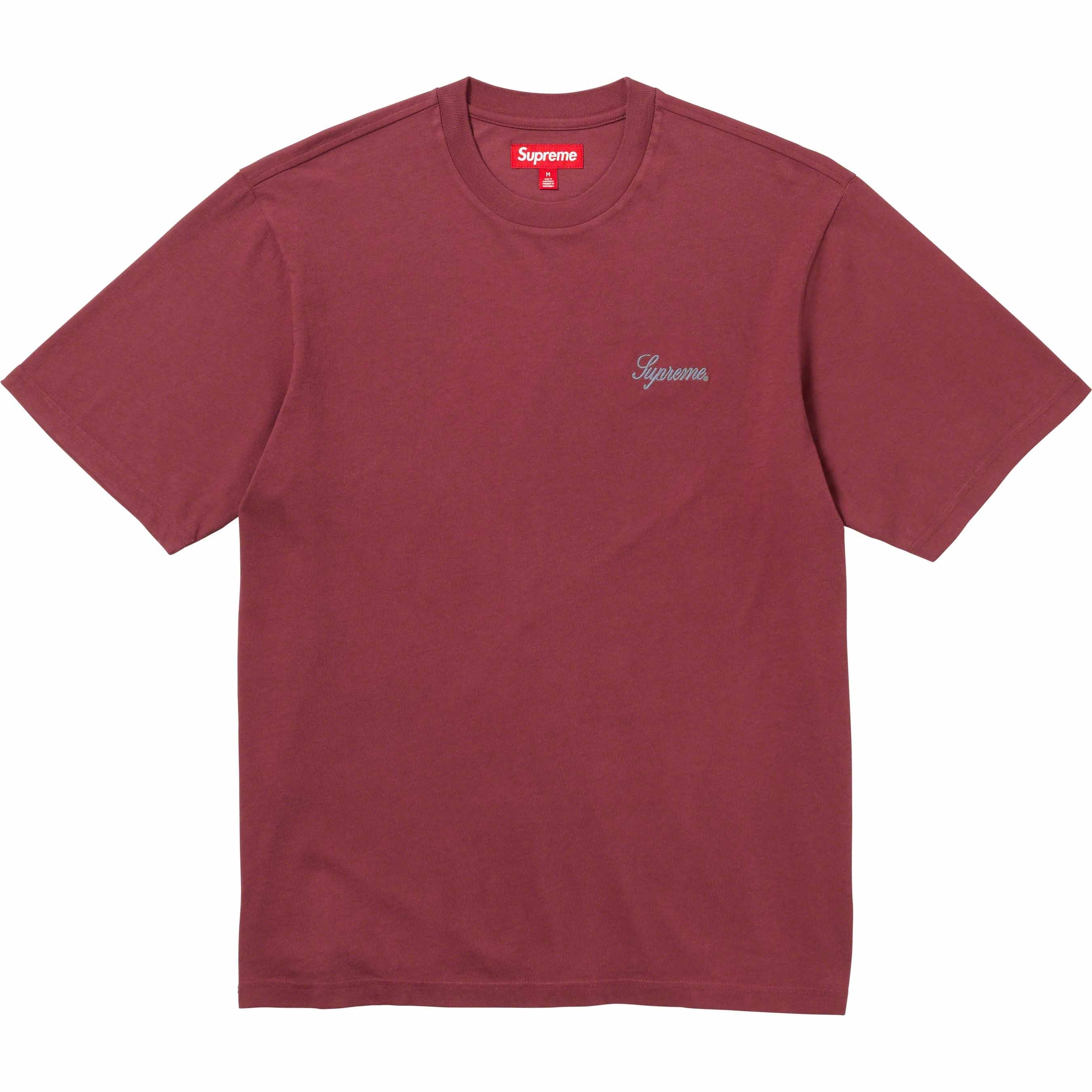 Washed Script S/S Top view 15